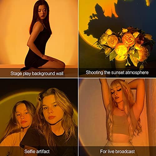 YZIGO Sunset Halo Lamp - Connected Sunset Effect with Mobile App + Remote Control