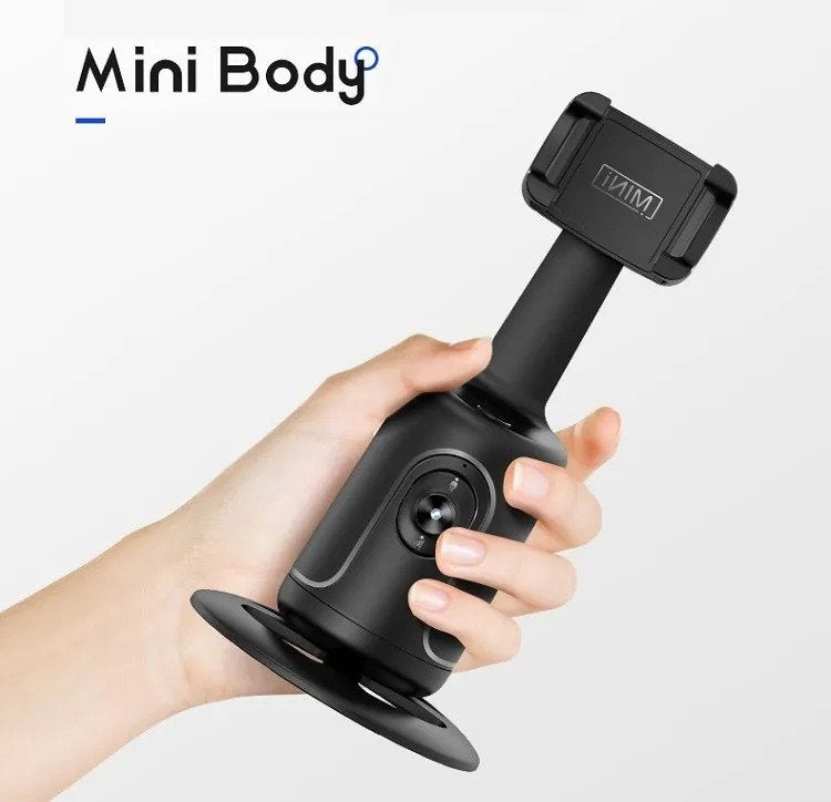 Phone Holder with AI Artificial Intelligence - Automatic Face Tracking 360° Rotation