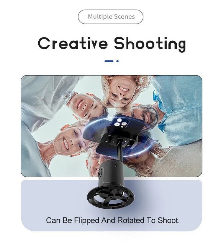 Phone Holder with AI Artificial Intelligence - Automatic Face Tracking 360° Rotation