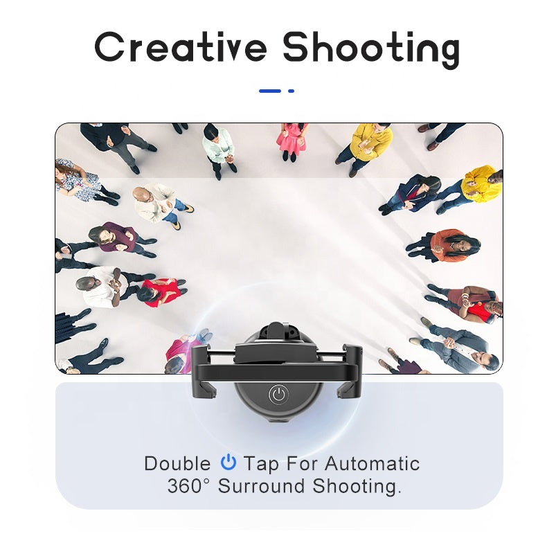 Phone Holder with AI Artificial Intelligence - Automatic Face Tracking 360° Rotation